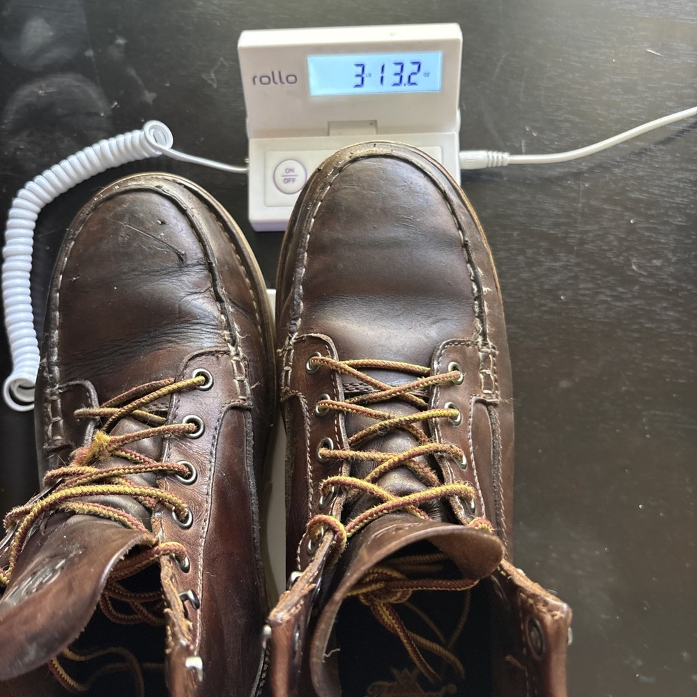 Danner Bull Run Mens Brown Leather Moc Toe Work Boots Made in USA Oil Resistant - Picture 14 of 14
